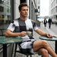 👕 50% RABATT! 🩳 Herren Abstraktes Druck T-Shirt & Shorts Set – Leicht, atmungsaktiv & perfekt für Sommer, Sport oder lässige Tage – bequemer 2-teiliger Look 🔥
