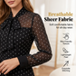 🎀 2026 NEU ✨ Elegantes Midi-Kleid 👗 mit Polka-Dots & Bindebindung