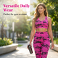 💪 NUR FÜR BEGRENZTE ZEIT: 50 % RABATT! ✨ Sportoutfit für Damen mit figurformendem Effekt – stützend, squat-proof, hohe Taille 🔥
