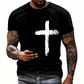 Grafik-T-Shirt für Herren mit religiösem Motiv