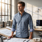 Herrenhemd in Modern Fit mit Karomuster