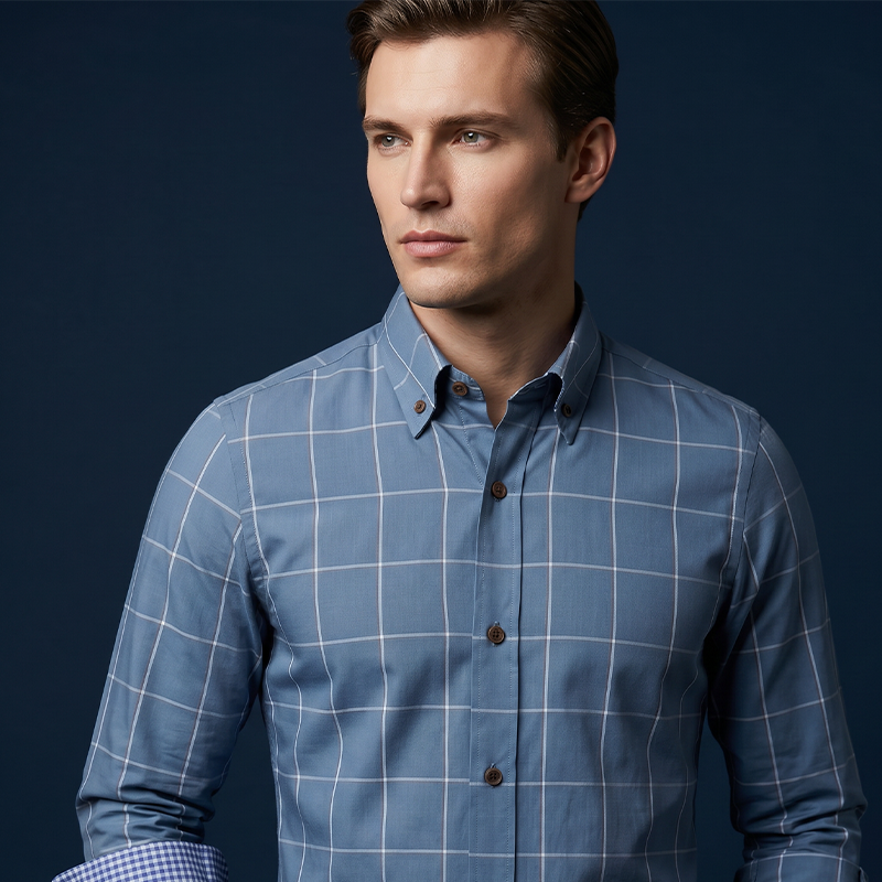 Herrenhemd in Modern Fit mit Karomuster