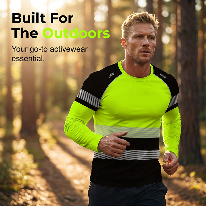 👕 59% RABATT! 🏃‍♂️ Sportliches Herren-Longsleeve – Feuchtigkeitsableitend & mit dezentem Print – Perfekt für aktive Tage, Joggen oder Freizeit – atmungsaktiv und bequem 🌿