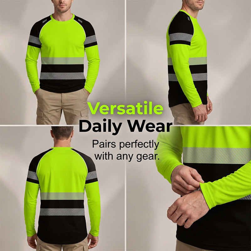 👕 59% RABATT! 🏃‍♂️ Sportliches Herren-Longsleeve – Feuchtigkeitsableitend & mit dezentem Print – Perfekt für aktive Tage, Joggen oder Freizeit – atmungsaktiv und bequem 🌿