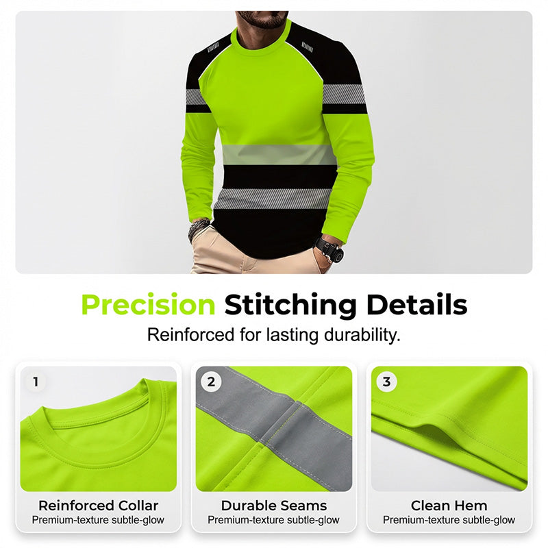 👕 59% RABATT! 🏃‍♂️ Sportliches Herren-Longsleeve – Feuchtigkeitsableitend & mit dezentem Print – Perfekt für aktive Tage, Joggen oder Freizeit – atmungsaktiv und bequem 🌿