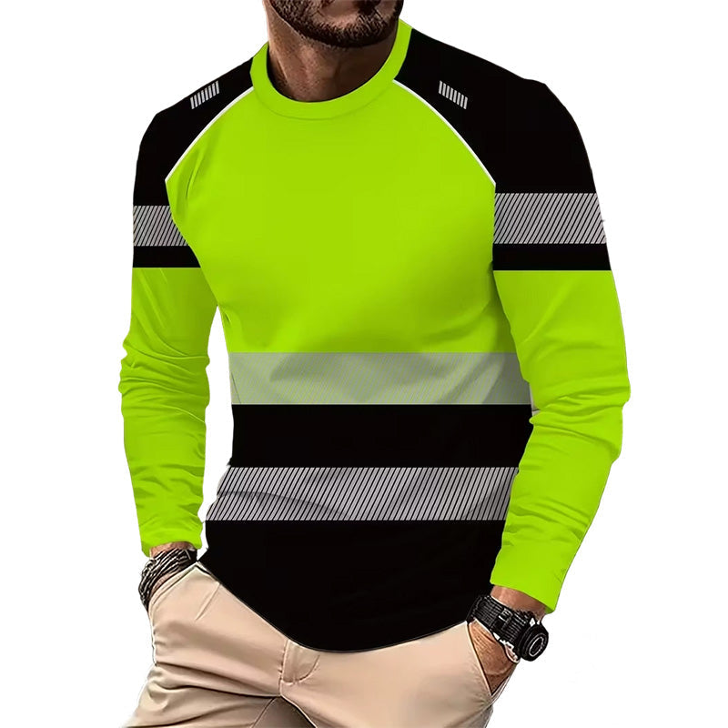 👕 59% RABATT! 🏃‍♂️ Sportliches Herren-Longsleeve – Feuchtigkeitsableitend & mit dezentem Print – Perfekt für aktive Tage, Joggen oder Freizeit – atmungsaktiv und bequem 🌿