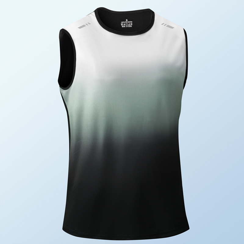 💪 58% RABATT! 🏋️‍♂️ Sport-Tanktop für Herren mit Farbverlauf – Leicht & schnell trocknend – Atmungsaktives Mesh, schweißableitend – perfekt für Gym, Laufen oder heiße Tage 🔥