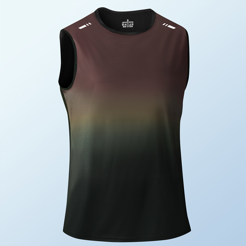 💪 58% RABATT! 🏋️‍♂️ Sport-Tanktop für Herren mit Farbverlauf – Leicht & schnell trocknend – Atmungsaktives Mesh, schweißableitend – perfekt für Gym, Laufen oder heiße Tage 🔥