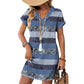 👗 JETZT 52 % RABATT! 🌬️ T-Shirt-Kleid mit V-Ausschnitt – Lässig & luftig – Sommer-Must-have ☀️
