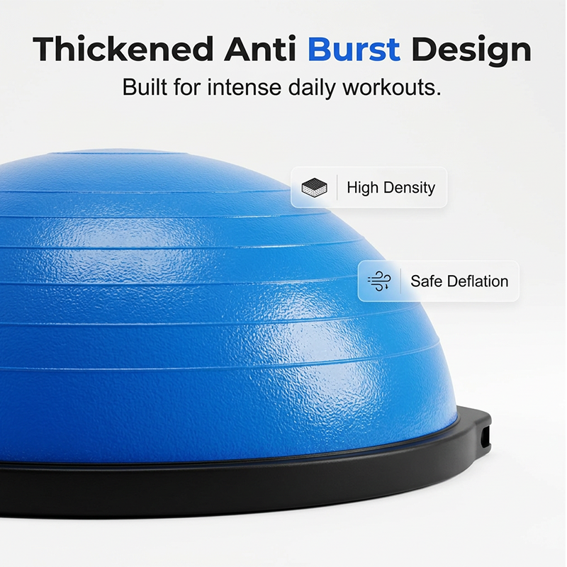 📢📢50 % RABATT !! ⏰Halber Balanceball-Trainer mit Widerstandsband