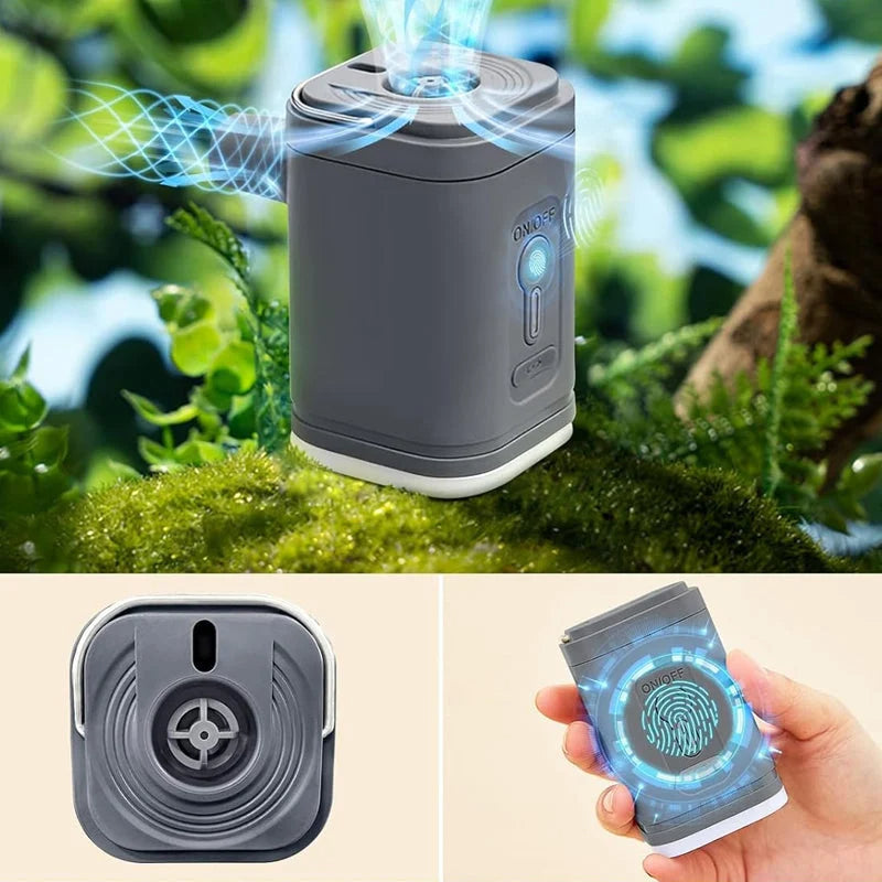 🏕️ PROMO FLASH : 50% DE RÉDUCTION ! Pompe à Air Rechargeable pour Camping – Gonflage Rapide 200 L/min, Éclairage LED & Batterie 1200 mAh for des Aventures Sans Tracas ✨🔋