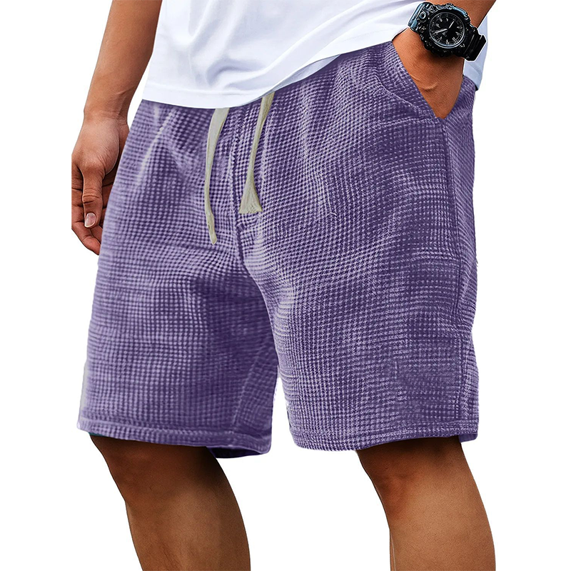 🩳 50% RABATT! 🌿 Atmungsaktive Waffel-Herren-Freizeitshorts – Leicht, elastischer Bund & lässiger Schnitt – Ideal für warme Tage, Freizeit oder einen entspannten Look – bequem & vielseitig ☀️✨
