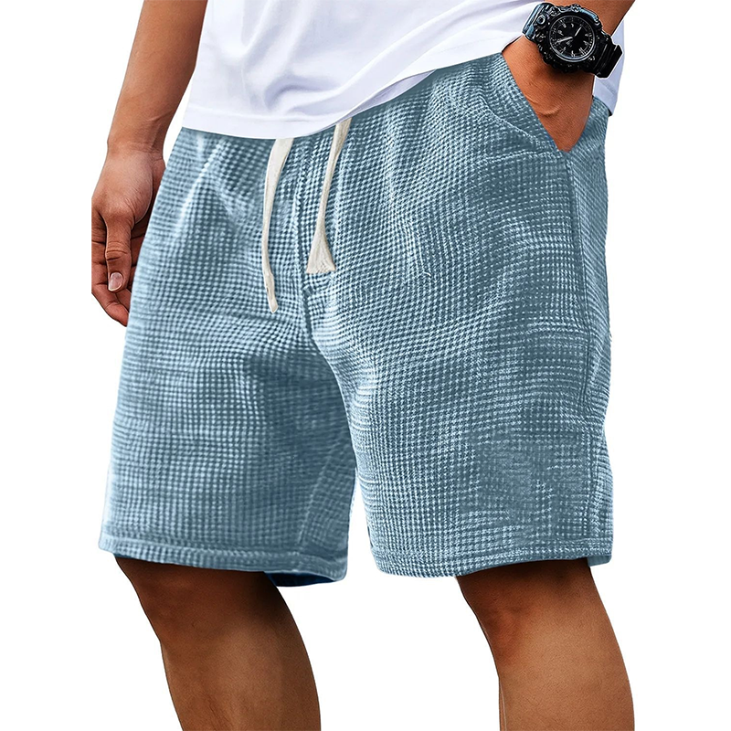 🩳 50% RABATT! 🌿 Atmungsaktive Waffel-Herren-Freizeitshorts – Leicht, elastischer Bund & lässiger Schnitt – Ideal für warme Tage, Freizeit oder einen entspannten Look – bequem & vielseitig ☀️✨