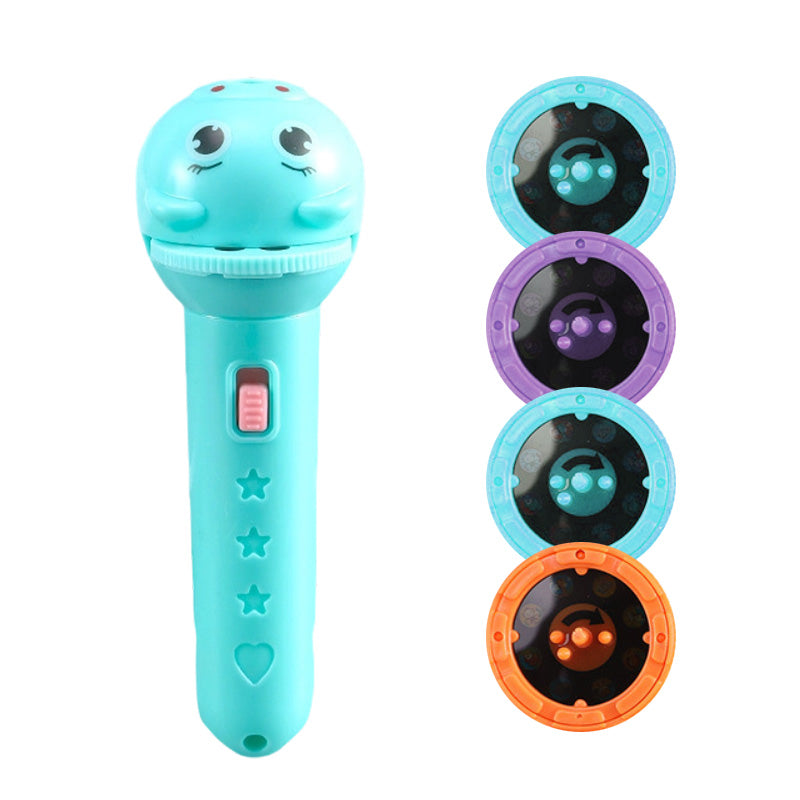 🧠 -50% ! 🌟 Projecteur d’Histoires pour Enfants – ABS – Cartes Interchangeables Animaux & Lettres – Stimule Imagination et Langage – Cadeau Éducatif 🦁