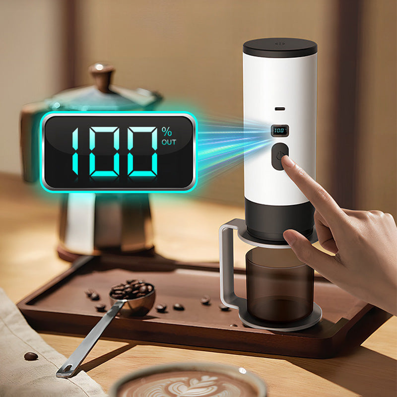 ☕🚗 【Historisch niedrigster Preis – Nur heute!】 Tragbare Espressomaschine für Reisen – Kompakt, akkubetrieben & perfekt für frischen Kaffee unterwegs, im Auto oder Zelt ⛺✨