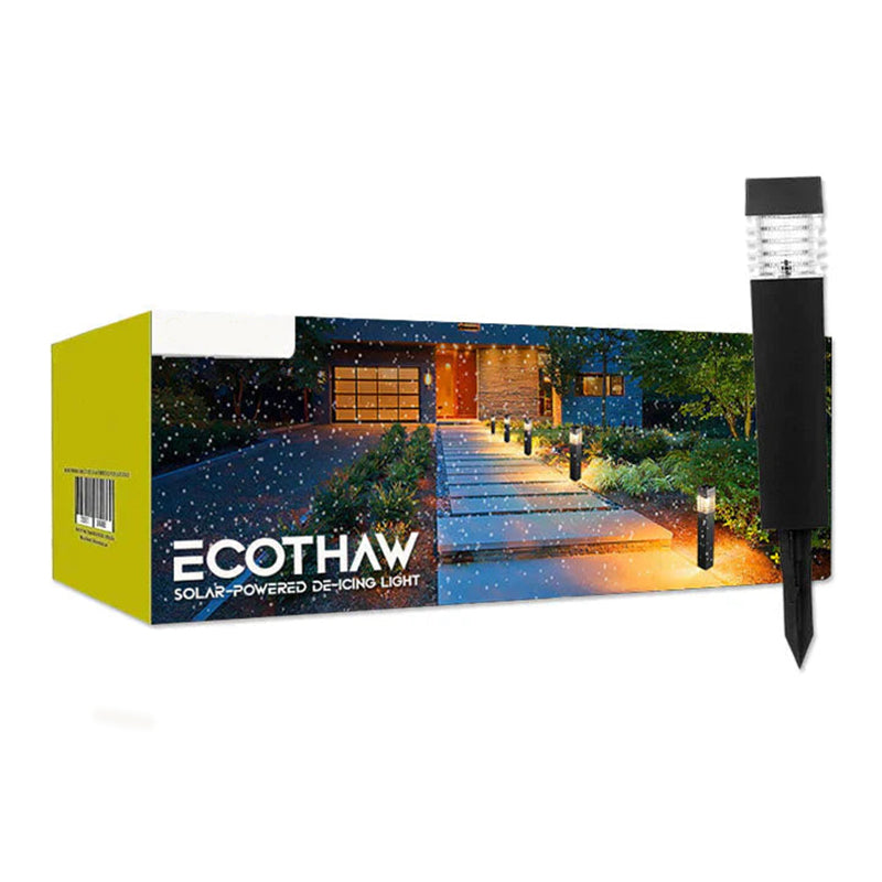 🌞🌨️ Lampe Solaire Extérieure avec Fonction Dégivrante – Sans Fil, Capteur Thermique et Éclairage Automatique