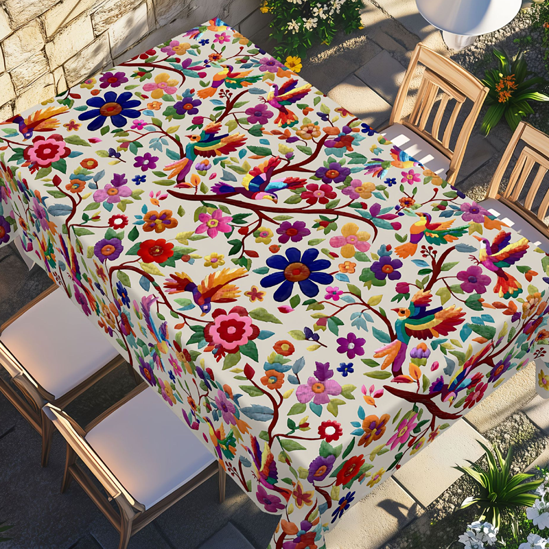 🌸🏡 50% RABATT! Retro Blumen Tischdecke – Stilvoll für Esszimmer & Garten – Farbenfroh, pflegeleicht & vielseitig – Perfekt für festliche Anlässe & den Alltag ✨