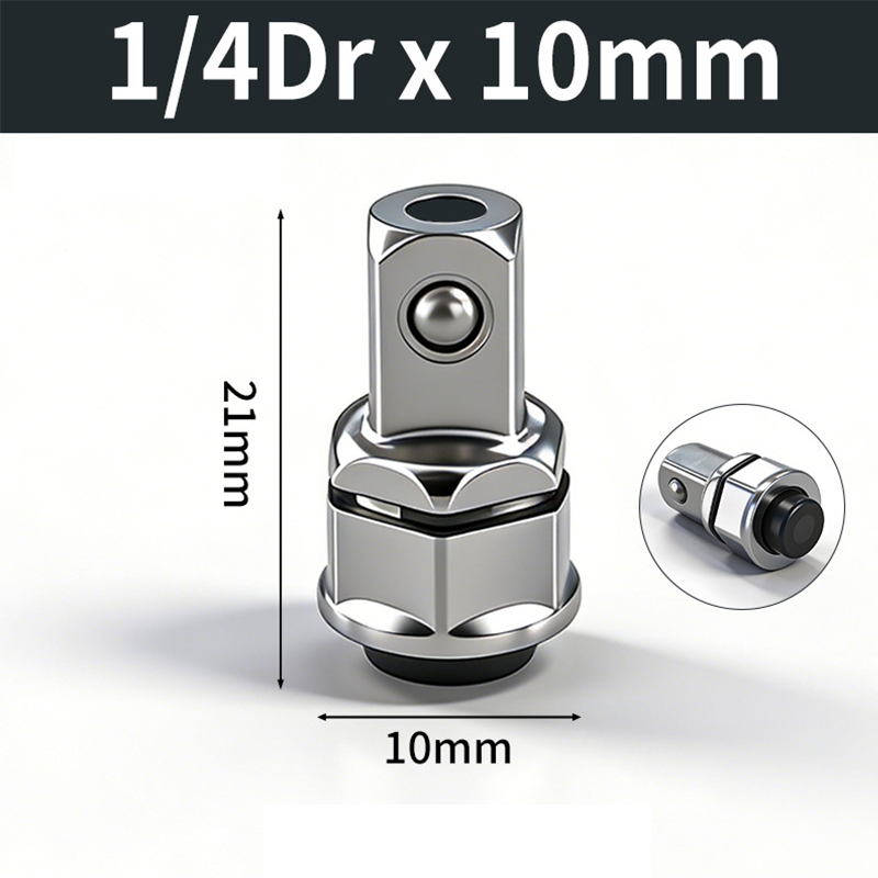📢📢Limitiertes Angebot – 55% !!⏰CR-V Stahl Ratschenschlüssel-Adapter Steckschlüssel-Konverter-Set