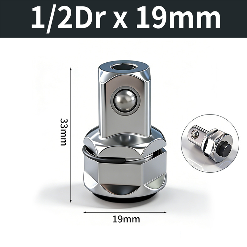 📢📢Limitiertes Angebot – 55% !!⏰CR-V Stahl Ratschenschlüssel-Adapter Steckschlüssel-Konverter-Set