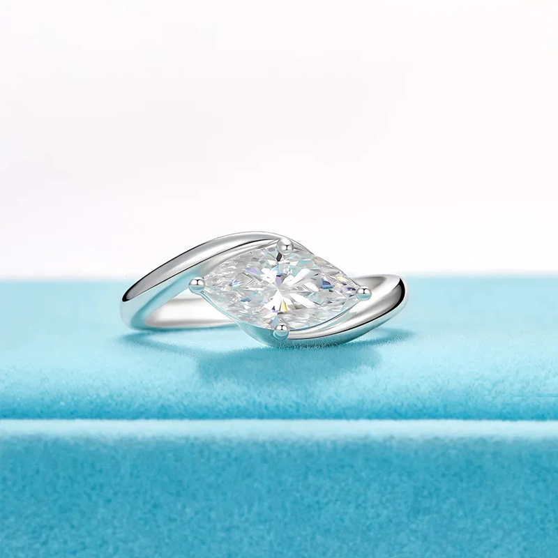 ⏳Zeitlich begrenzter 50% Rabatt⏰Strahlender Marquise-Ring💍