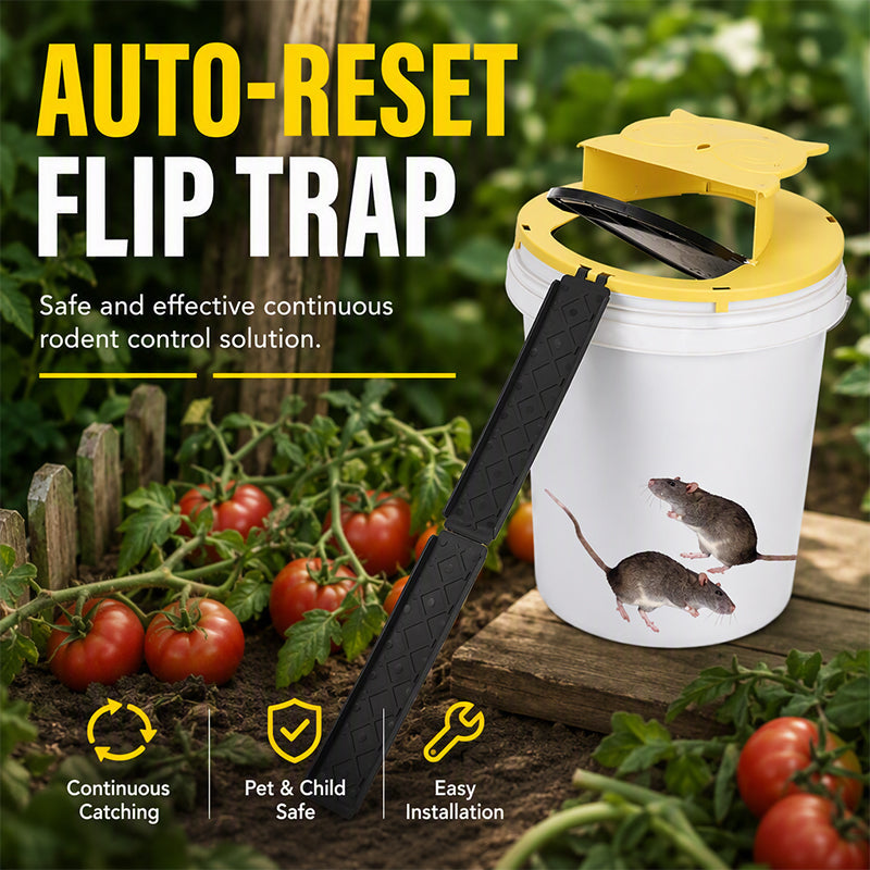 🎁 50 % DE RÉDUCTION EN CE MOMENT ! Piège à souris à couvercle rabattable à réinitialisation automatique