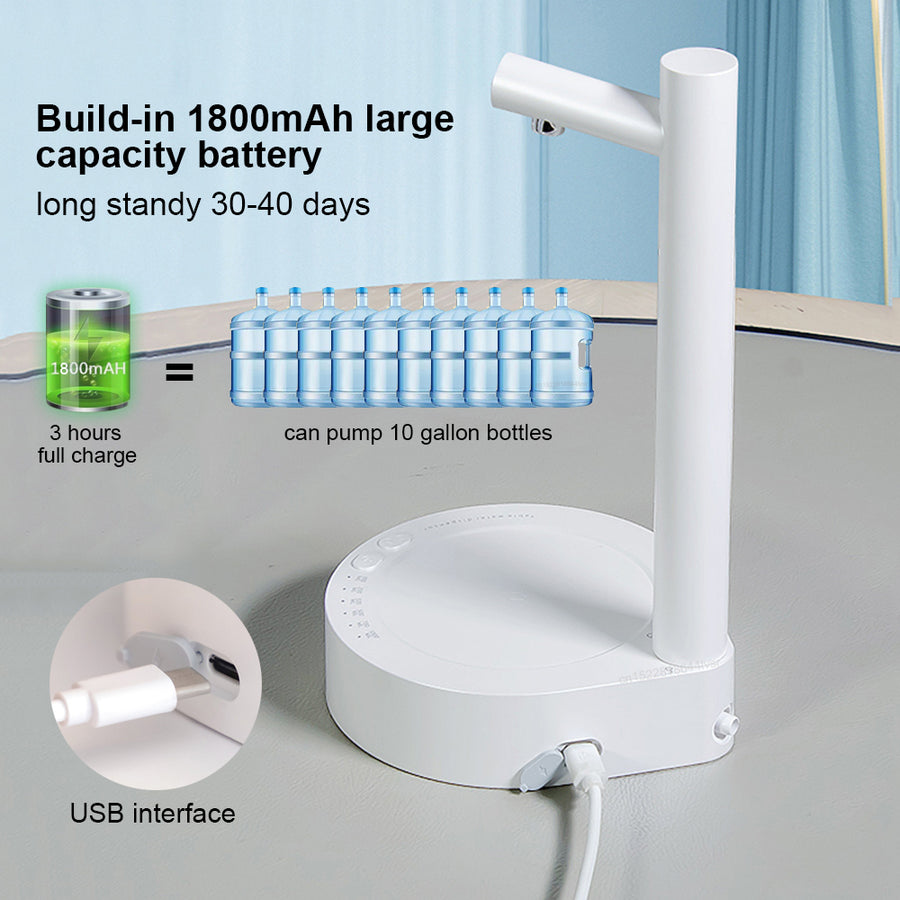 🚰💧 -50% ! 🏢Distributeur d’Eau Tenzo – Rechargeable, Pratique & Idéal pour le Bureau