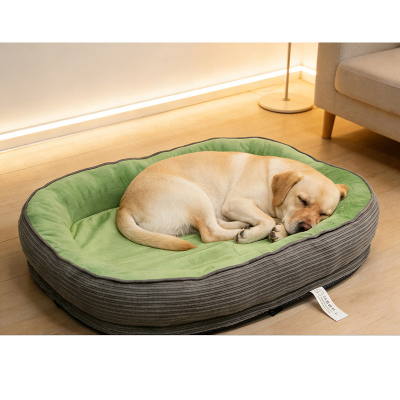 📢📢50 % DE RÉDUCTION !! ⏰Lit Confortable pour Animaux – Mousse de Soutien & Double Texture Respirante pour un Repos Douillet.