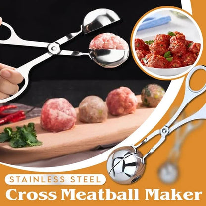 🥩 PROMO FLASH : 50% DE RÉDUCTION ! Pince à Boulettes de Viande en Acier Inoxydable 304 – Antiadhésive & Design Ergonomique for Boulettes Parfaites en Une Pression ✨