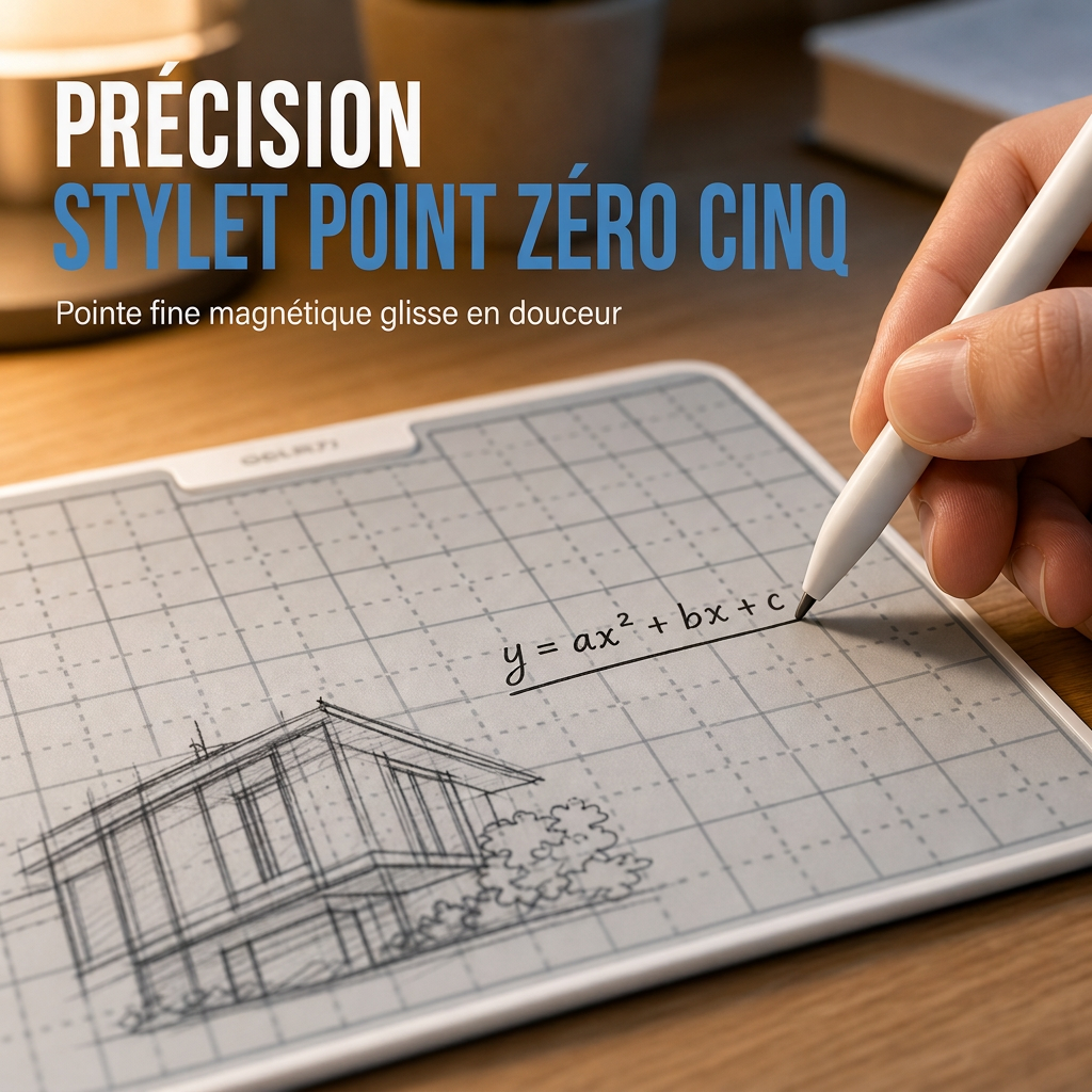 📋 PROMO FLASH : 50% DE RÉDUCTION ! Tableau Blanc Magnétique Sans Encre – Stylet 0,5 mm, Effacement Instantané & Protection Oculaire for une Écriture Propre et Portable ✨✍️