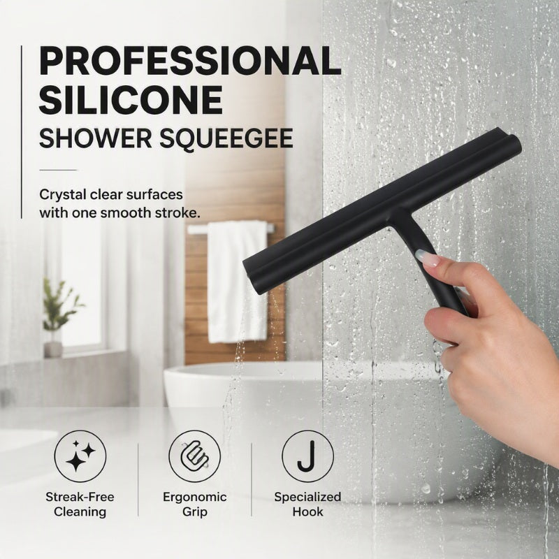 Raclette de douche polyvalente en silicone