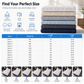 ⏳Time-Limited Special⏰Waterproof Fitted Sheet – Solid Color Machine Washable Mattress Protector Cover, Soft Breathable Bed Cover for Bedroom, Guest Room & Dorm ✨