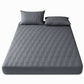 ⏳Time-Limited Special⏰Waterproof Fitted Sheet – Solid Color Machine Washable Mattress Protector Cover, Soft Breathable Bed Cover for Bedroom, Guest Room & Dorm ✨
