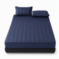 ⏳Time-Limited Special⏰Waterproof Fitted Sheet – Solid Color Machine Washable Mattress Protector Cover, Soft Breathable Bed Cover for Bedroom, Guest Room & Dorm ✨