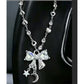 Retro Alloy Car Steering Wheel Pendant Cross Star Charm Ornament